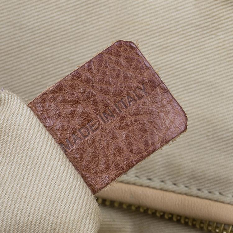Pre Owned Chloe Brown Leather Medium Paraty Handbag
