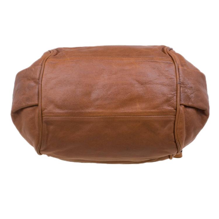 Pre Owned Chloe Brown Leather Medium Ethel Satchel