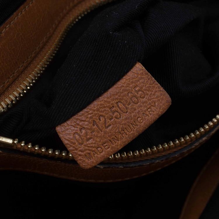 Pre Owned Chloe Brown Leather Medium Ethel Satchel