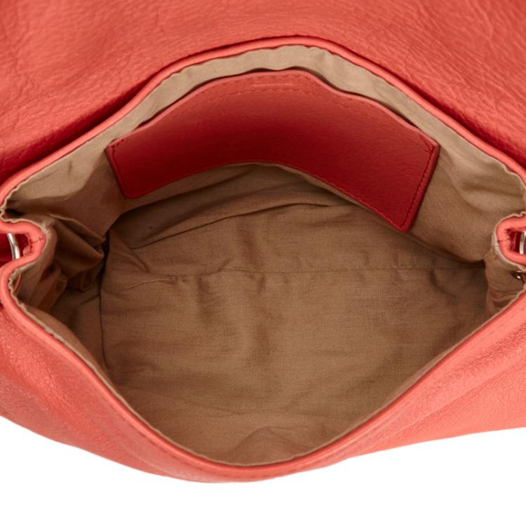 مملوكة مسبقًا Chloe Pink Leather Lily Shoulder Bag