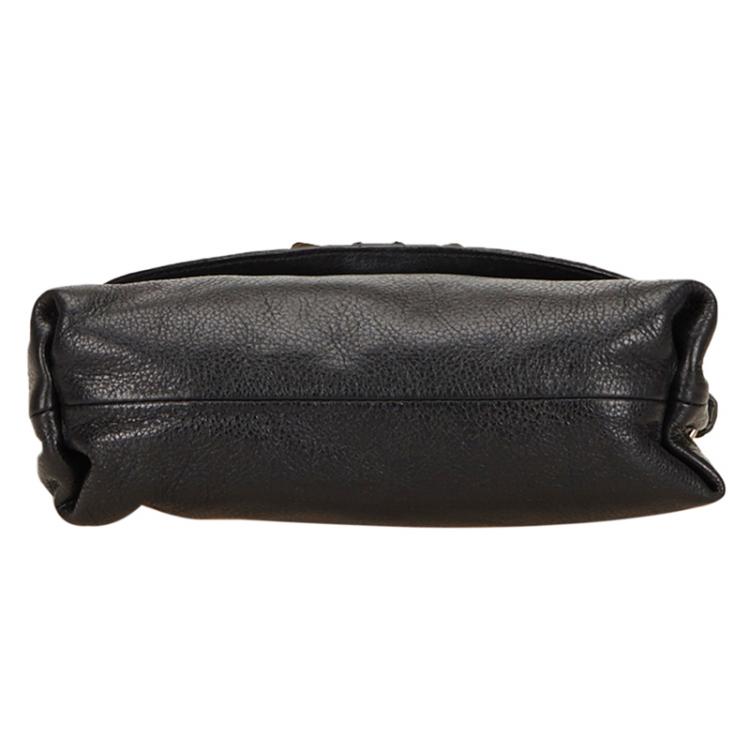 Pre Owned Chloe Black Leather Lily Shoulder Bag