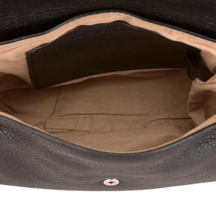 Pre Owned Chloe Black Leather Lily Shoulder Bag