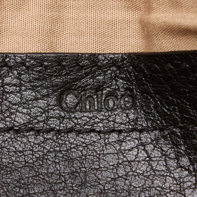 Pre Owned Chloe Black Leather Lily Shoulder Bag