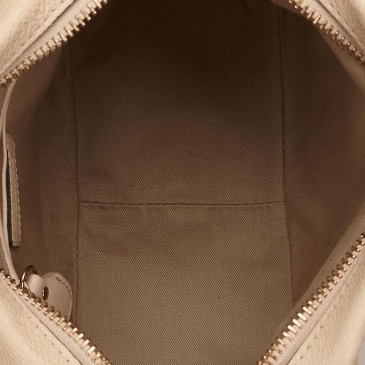 Pre Owned Chloe Beige Leather Paraty Tote