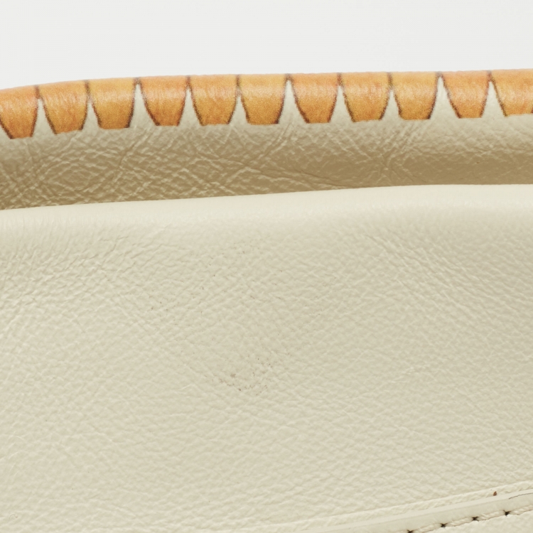 Pre Owned Chloe Multicolor Animal Print Leather Medium Roy Clutch Bag
