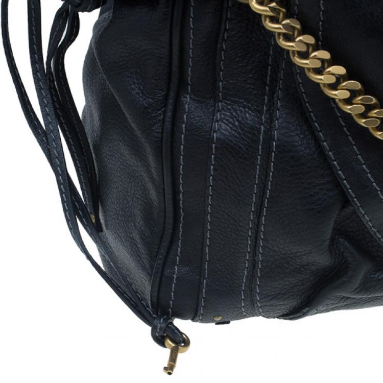Pre Owned Chloe Black Large Leather Paddington Capsule Satchel