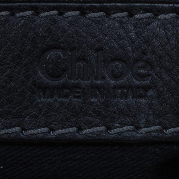 Pre Owned Chloe Black Large Leather Paddington Capsule Satchel