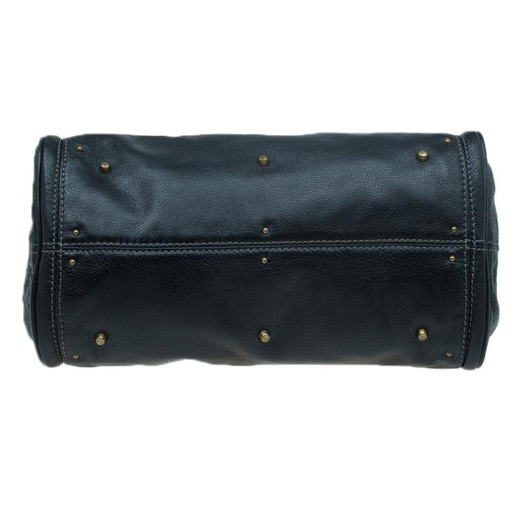 Pre Owned Chloe Black Leather Medium Paddington Satchel