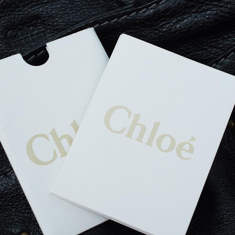 Pre Owned Chloe Black Leather Medium Paddington Satchel