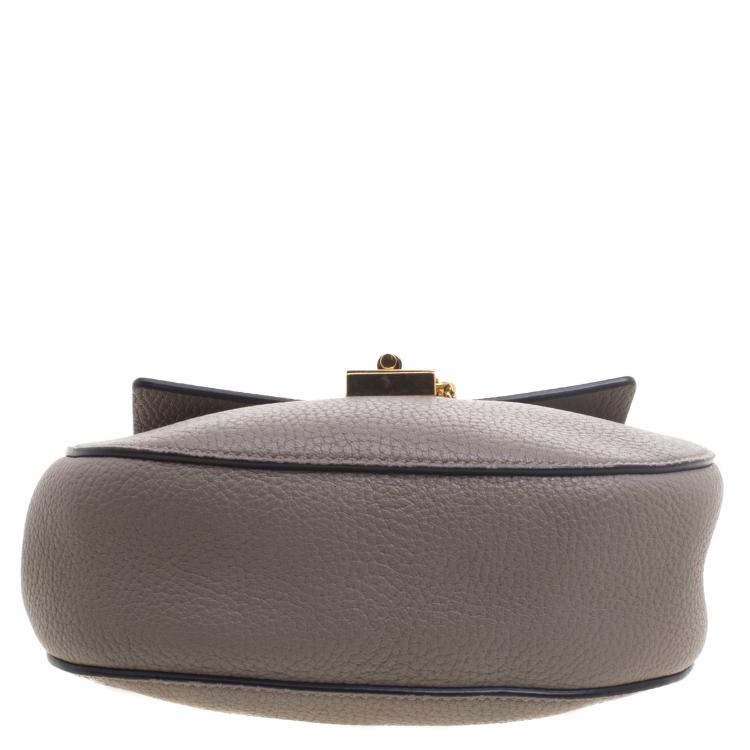 Pre Owned Chloe Beige Leather Small Drew Shoulder Bag