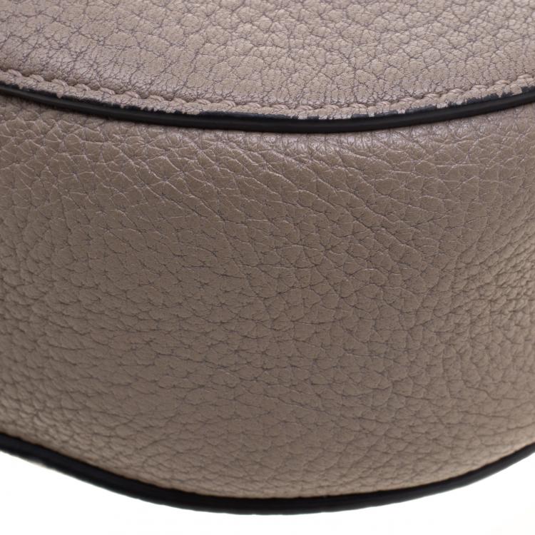 Pre Owned Chloe Beige Leather Small Drew Shoulder Bag