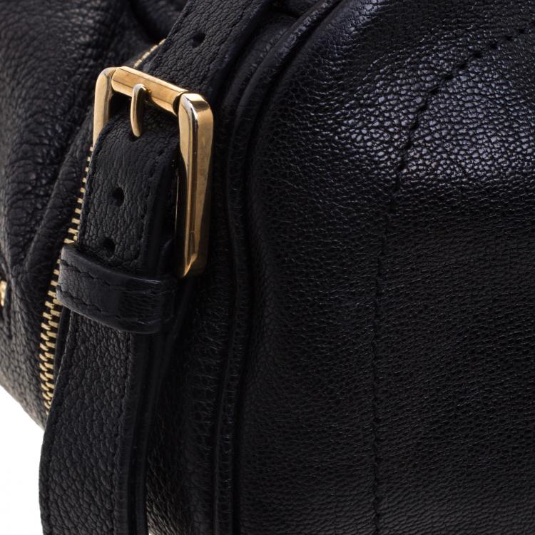 Pre Owned Chloe Metallic Black Leather Tote