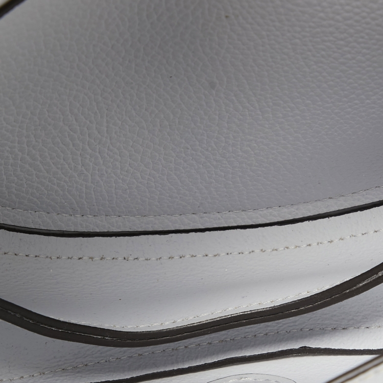 Pre Owned Chloe Light Grey Leather Darryl Shoulder Bag