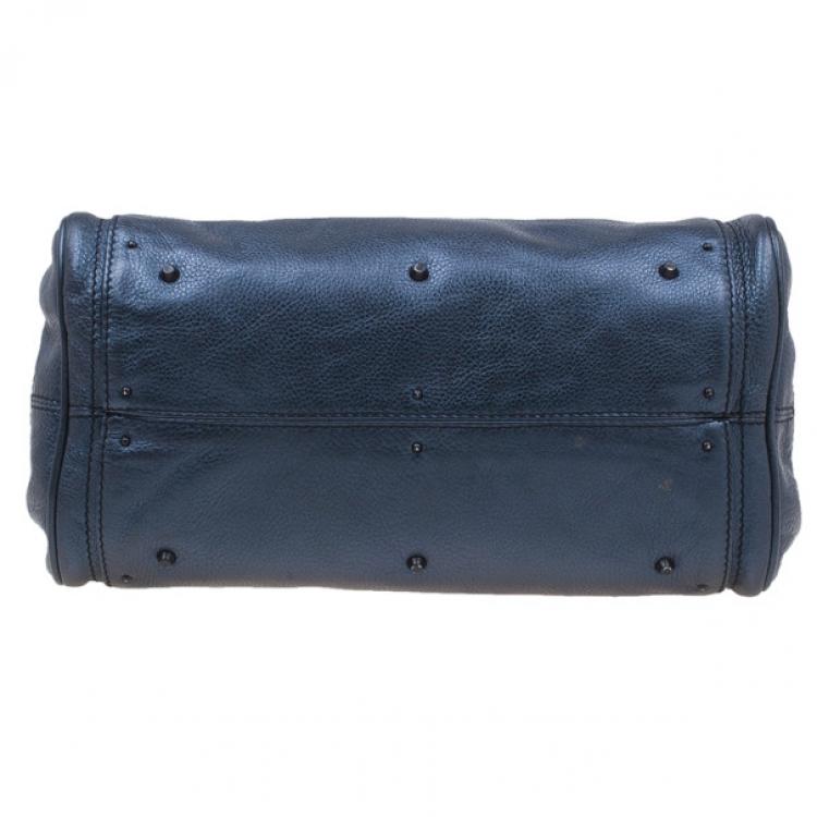 Pre Owned Chloe Electric Blue Paddington Shoulder Bag