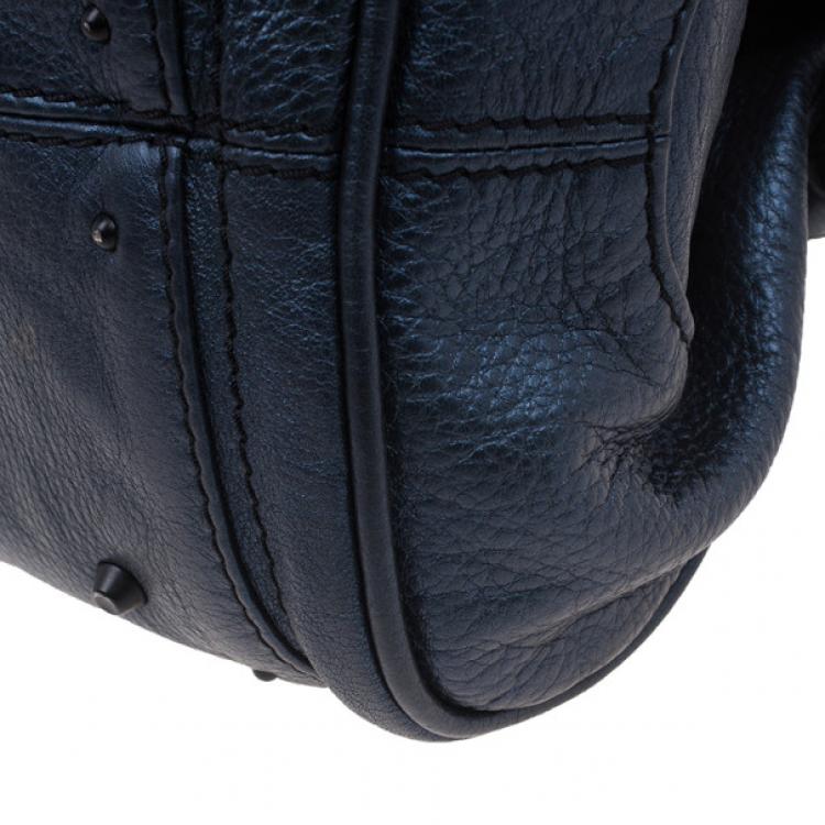 Pre Owned Chloe Electric Blue Paddington Shoulder Bag