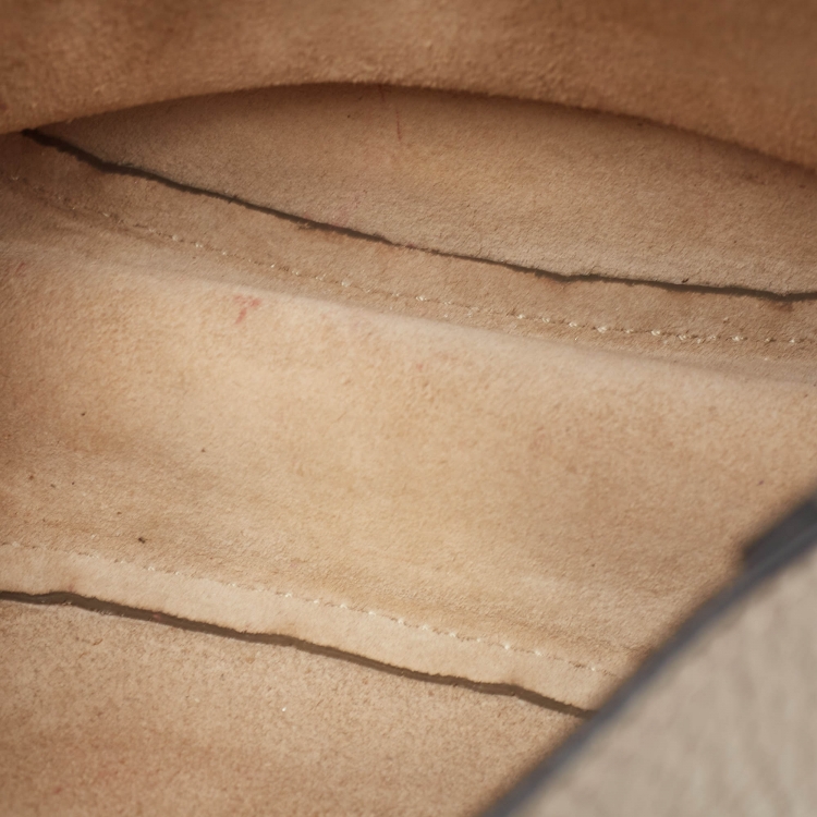 Pre Owned Chloe Beige Leather Small Drew Chain Crossbody Bag
