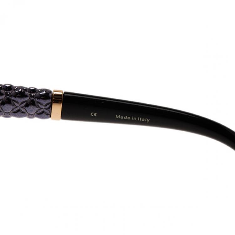 Pre Owned Chopard Black SCH127 Cat Eye Sunglasses