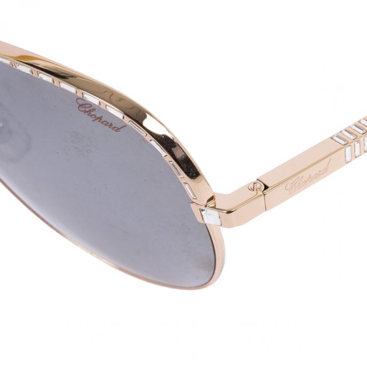 Pre Owned Chopard Aviator Sunglasses