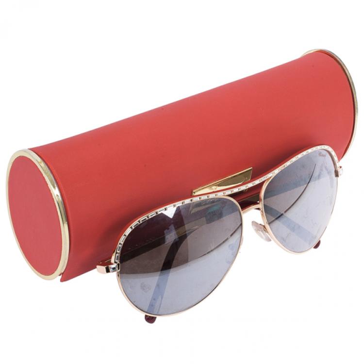 Pre Owned Chopard Aviator Sunglasses