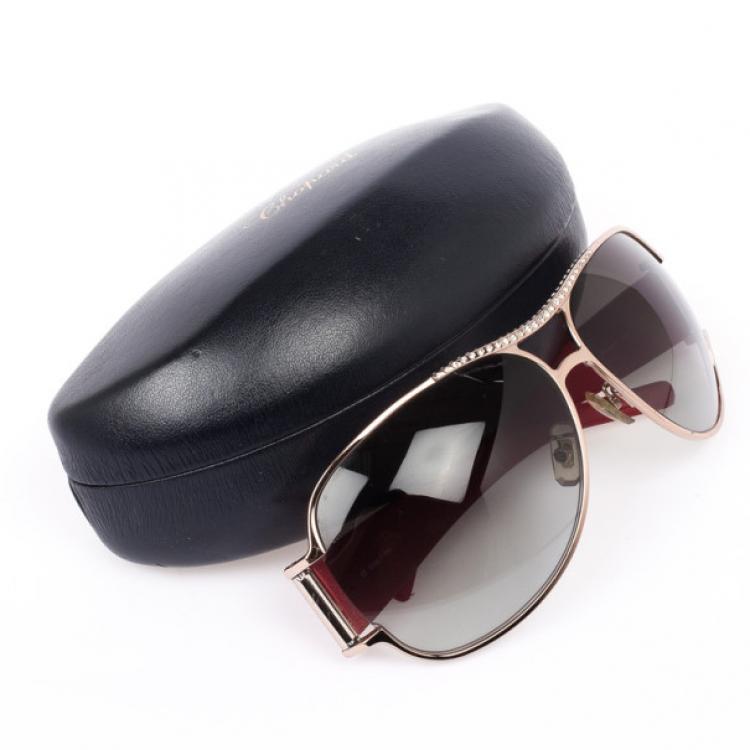 Pre Owned Chopard Swarovski Crystal Embellished Womens Sunglasses