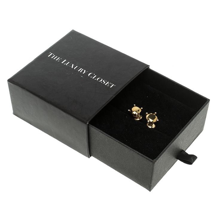 Pre Owned Chopard Golden Diamond Collection 18k Yellow Gold Stud Earrings