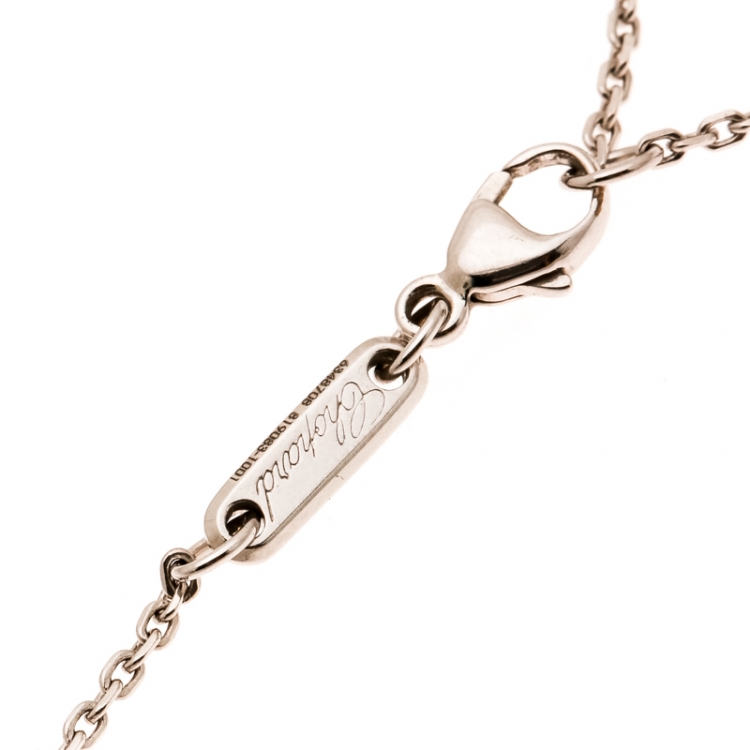 Pre Owned Chopard Happy Diamond Icons 18k White Gold Pendant Necklace