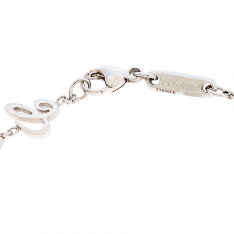Pre Owned Chopard Imperiale Cocktail Amethyst 18K White Gold Bracelet