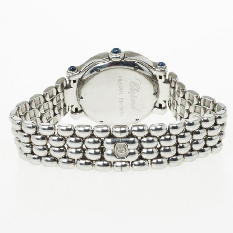 Pre Owned Chopard Stainless Steel Womens Wristwatch 32 MM