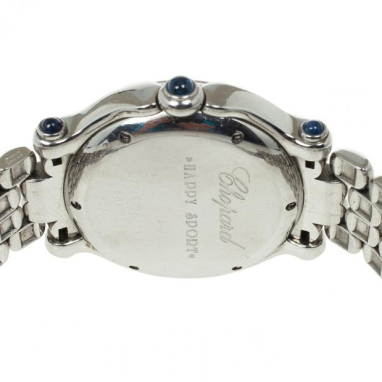 Pre Owned Chopard Stainless Steel Womens Wristwatch 32 MM