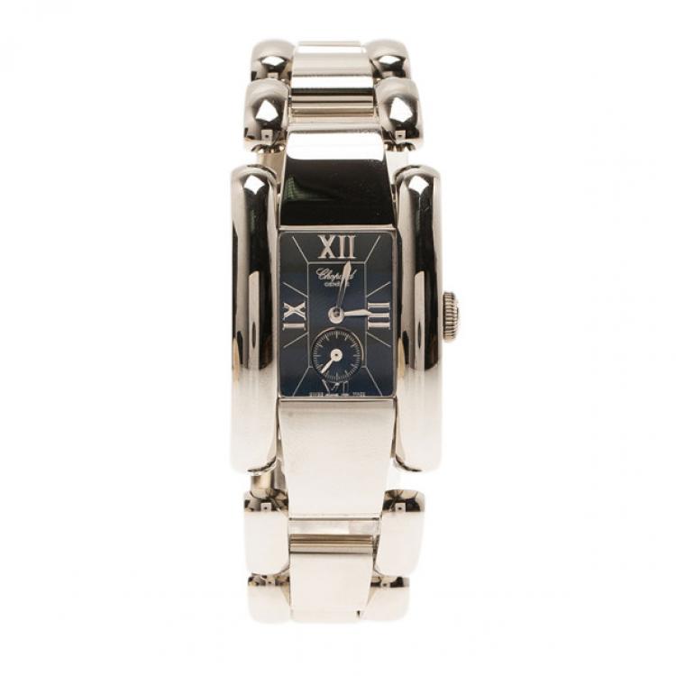 Pre Owned Chopard Black Stainless Steel La Strada Women's Wristwatch 24MM