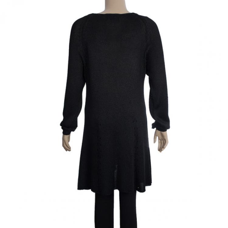 مملوكة مسبقًا Christian Lacroix Knit Mesh Sweater M