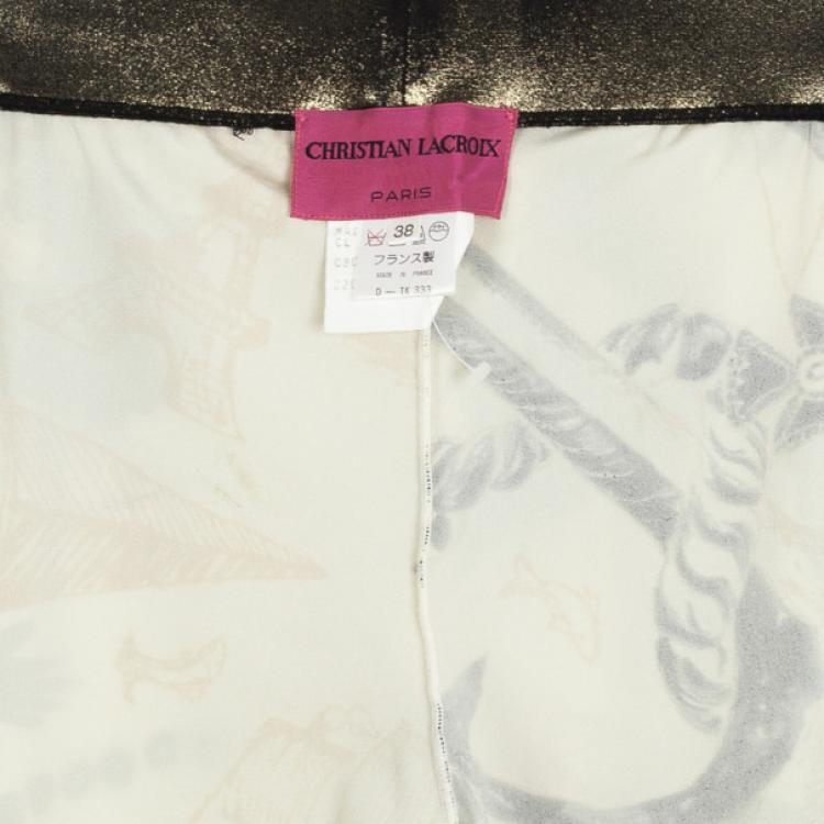 مملوكة مسبقًا Christian Lacroix Vintage Stretch Leggings S