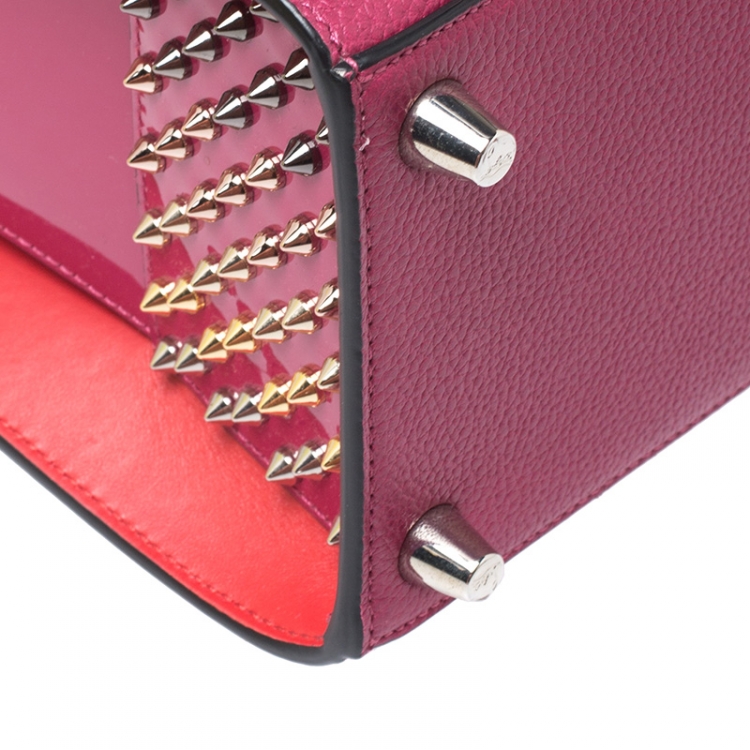 مملوكة مسبقًا Christian Louboutin Fuchsia Leather Paloma Medium Tote