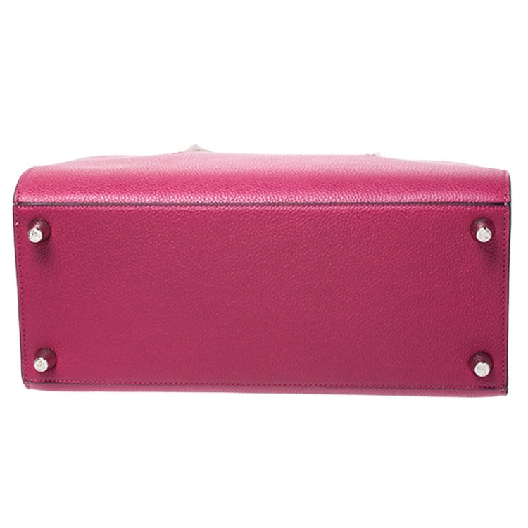 مملوكة مسبقًا Christian Louboutin Fuchsia Leather Paloma Medium Tote
