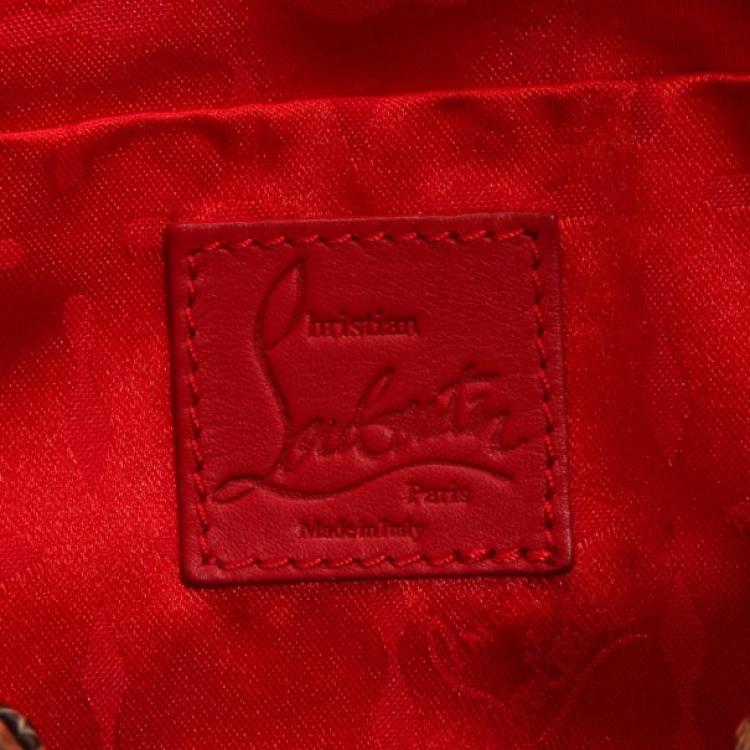 Pre Owned  Christian Louboutin Python Layered Hobo