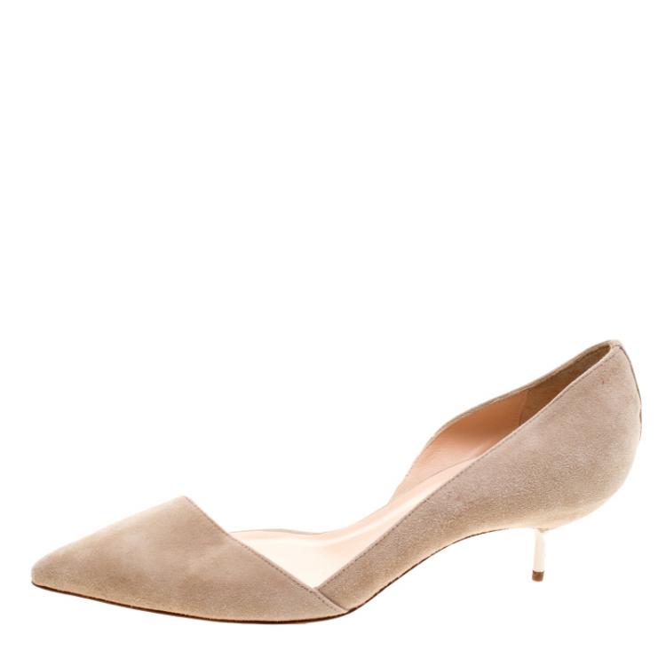 Christian louboutin discount suede d'orsay pumps