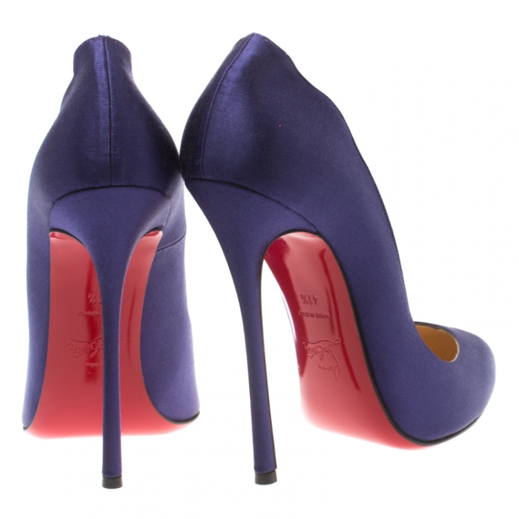christian louboutin purple shoes