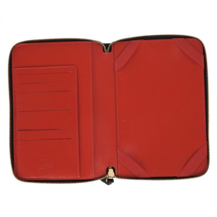 Pre Owned Christian Louboutin Leopard Pony Hair Cris Spiked iPad Case