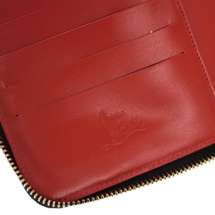 Pre Owned Christian Louboutin Leopard Pony Hair Cris Spiked iPad Case