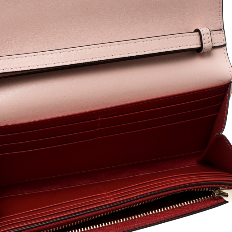 Christian Louboutin Clutch Paloma Salmon Pink Leather Shoulder Bag -  MyDesignerly