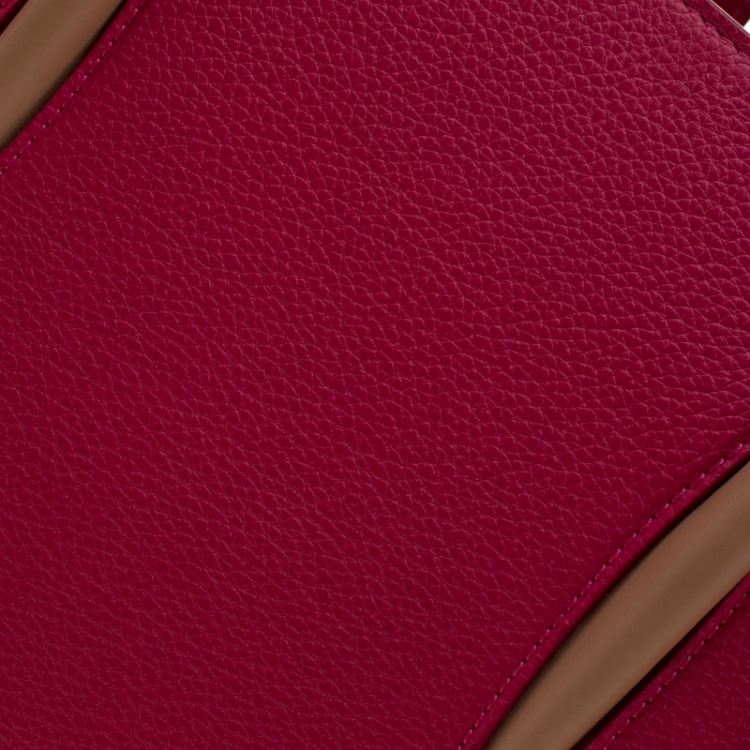 Pre Owned Christian Louboutin Pink Leather Paloma Tote