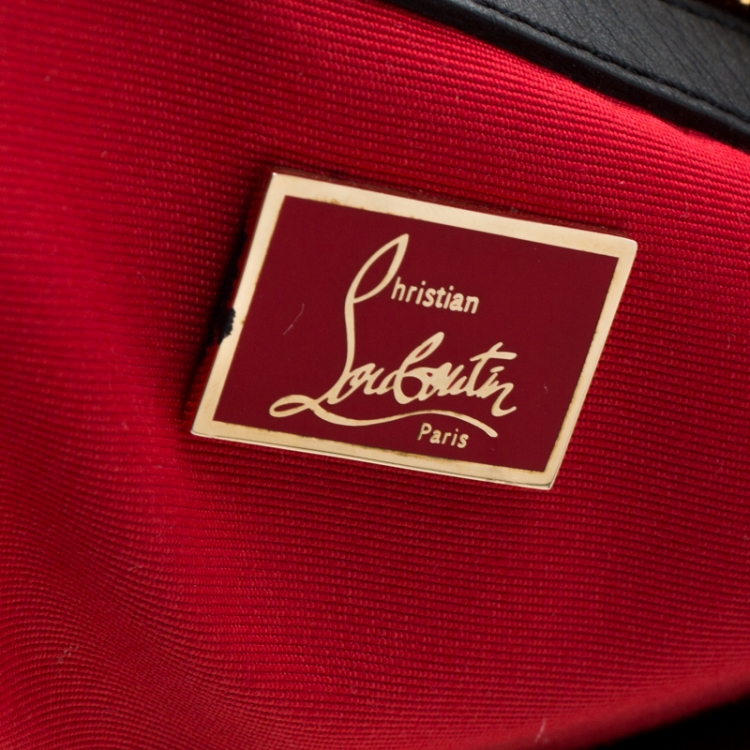 Pre Owned Christian Louboutin Multicolor Leather Zip Tote