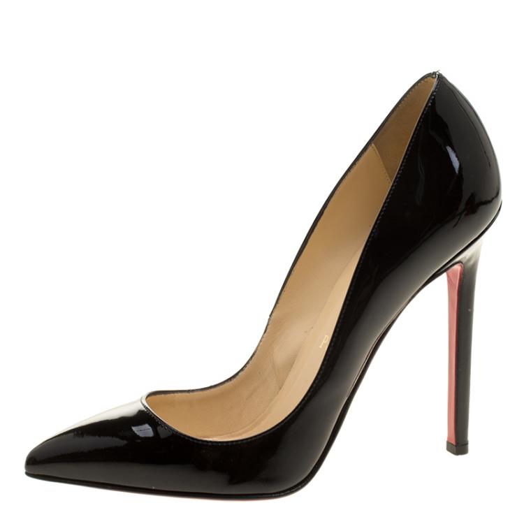 مملوكة مسبقًا Christian Louboutin Black Patent Leather So Kate Pumps Size 35.5