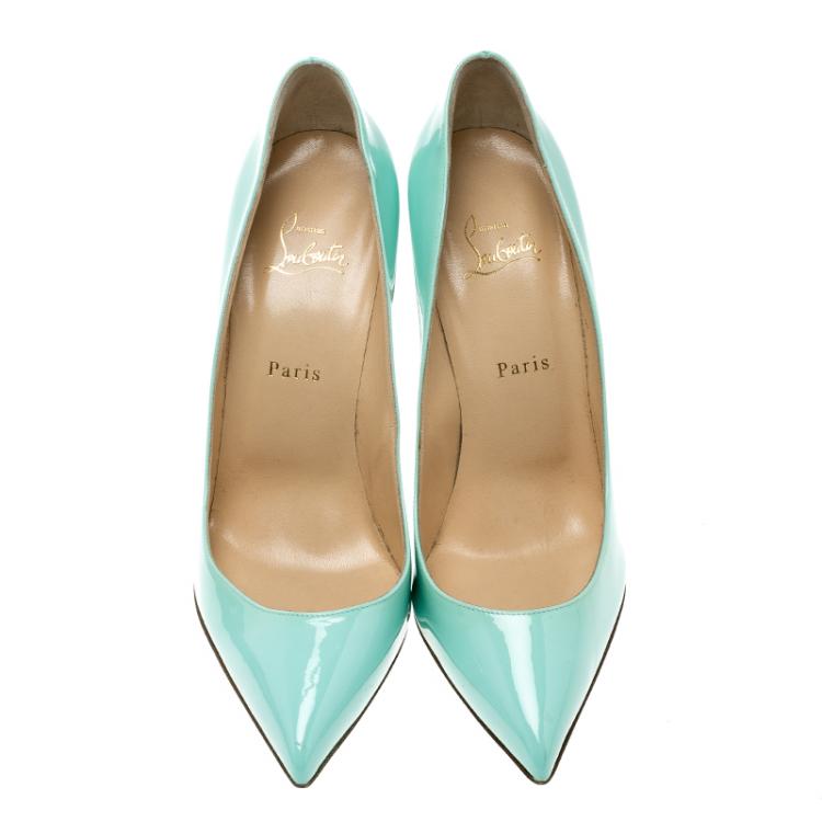 mint green louboutin