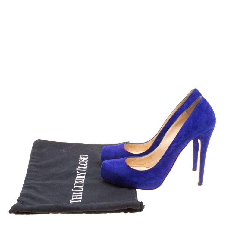 royal blue pumps wide width