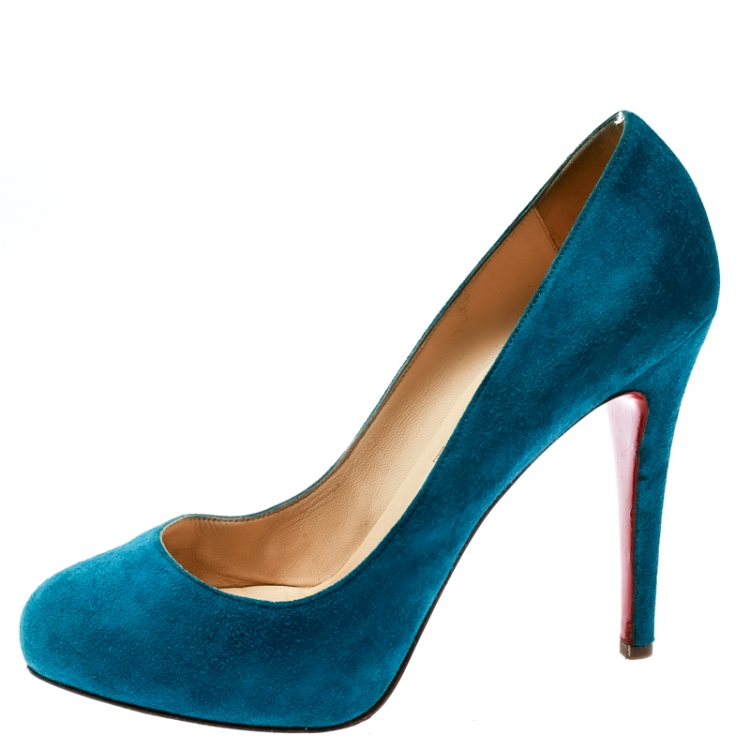 Turquoise louboutins store