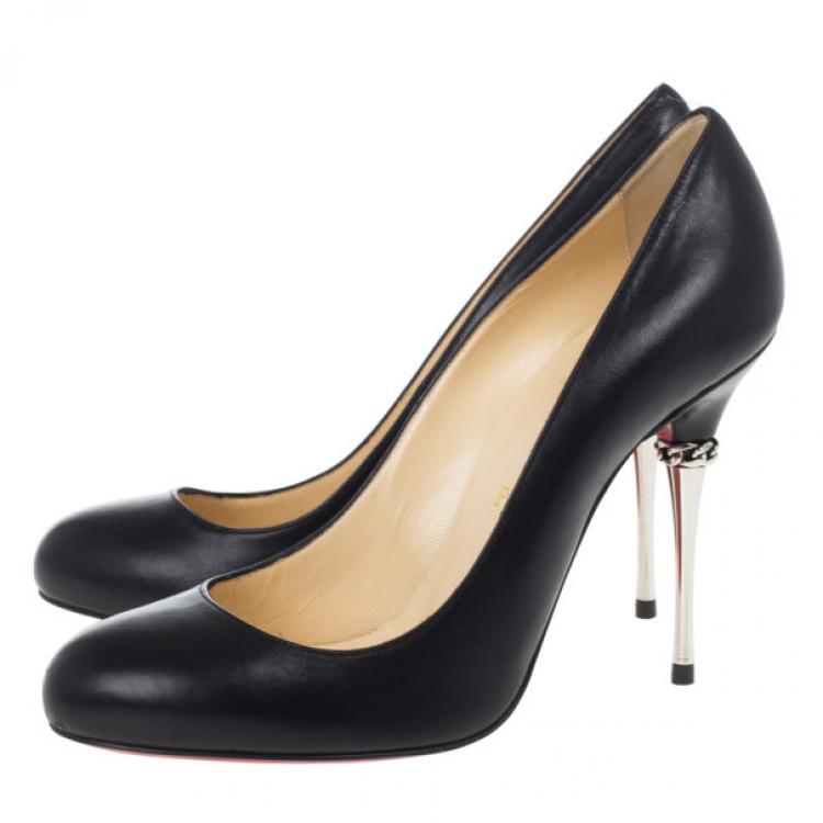 louboutin metal heel