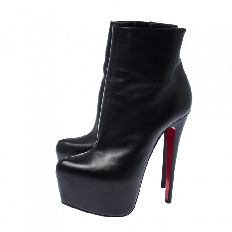 christian louboutin platform booties