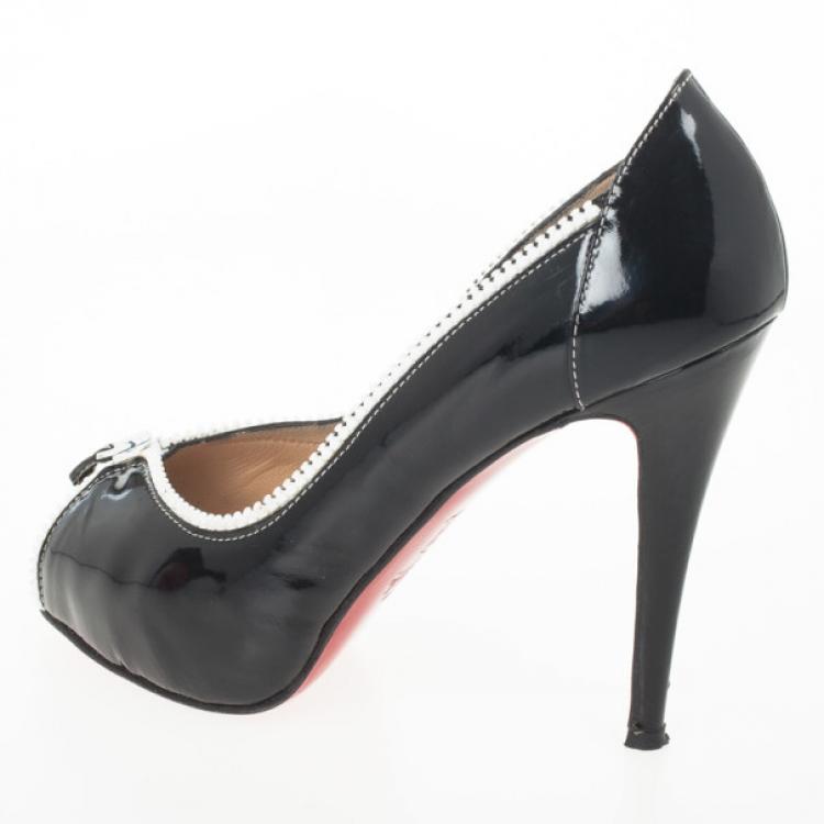 louboutin plateau pumps