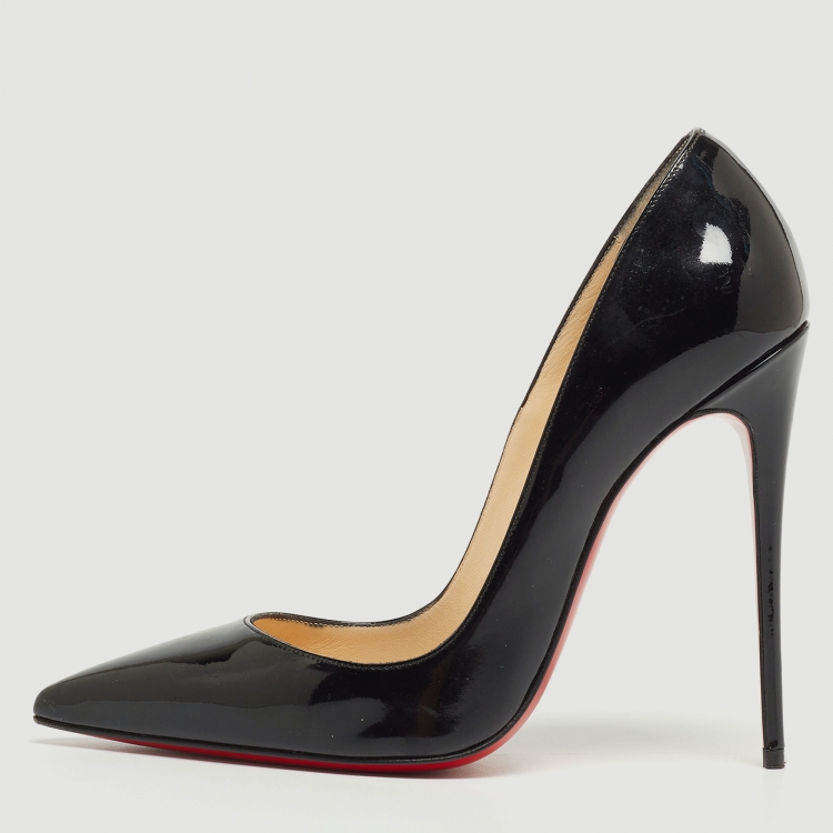 Christian Louboutin Kate Patent Pumps 100 - Black - 37